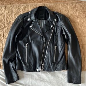 Set Leather Biker Jacket